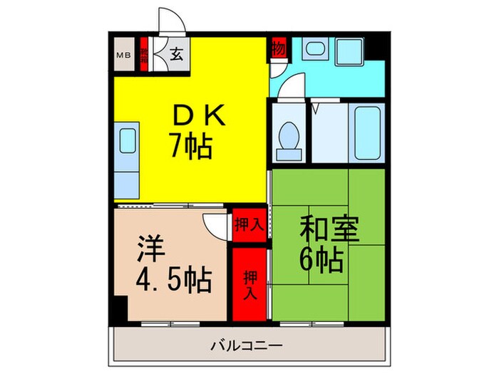 物件間取画像
