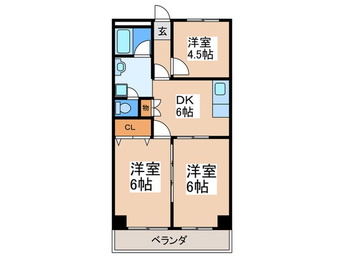 物件間取画像