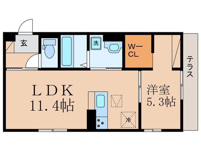 j‘fort京都山科の物件間取画像
