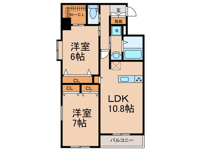 パレ朱雀門の物件間取画像