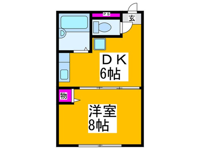 ハイツスタニの物件間取画像