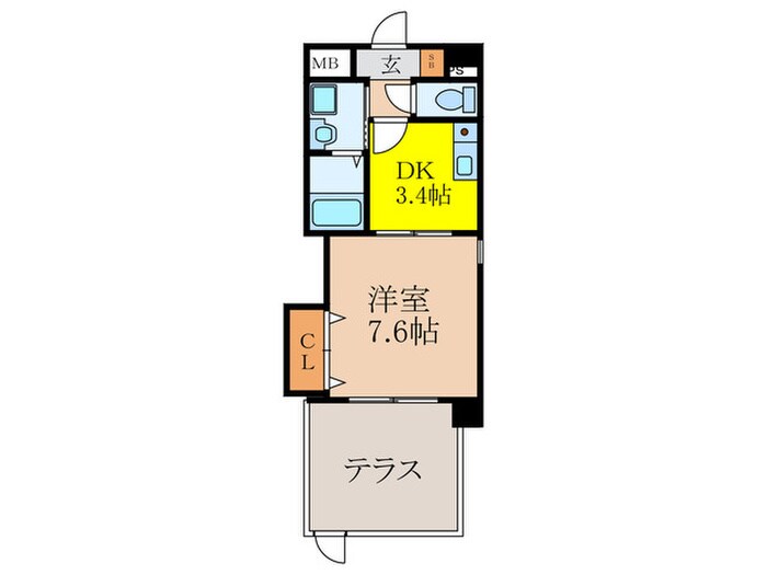 サウス・アルカディアの物件間取画像