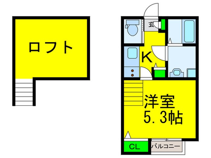 ビブレスト石津の物件間取画像