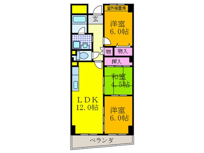 エスパシオクレメンシアの物件間取画像