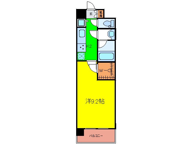 ア－デンタワ－靭公園の物件間取画像