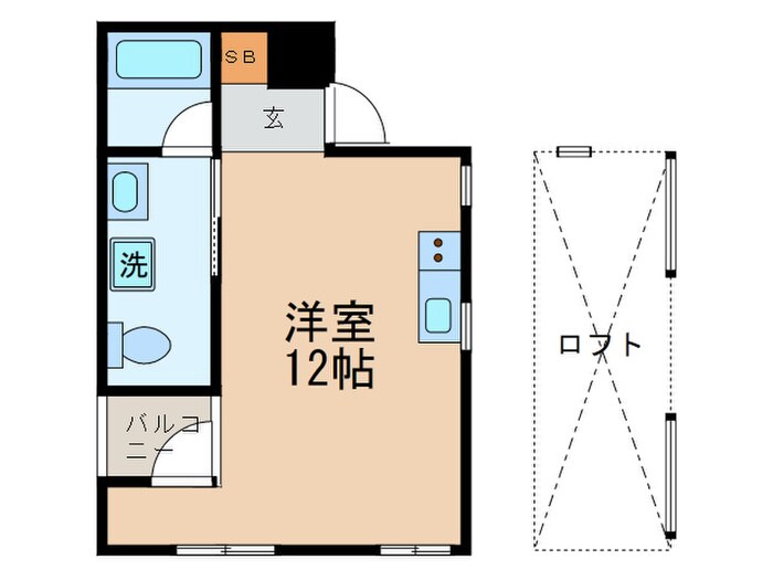 パロス山本通りの物件間取画像