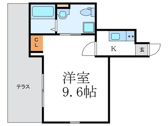 エスパシオ梅津の物件間取画像