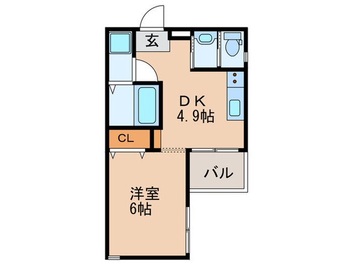 CASA OVESTの物件間取画像