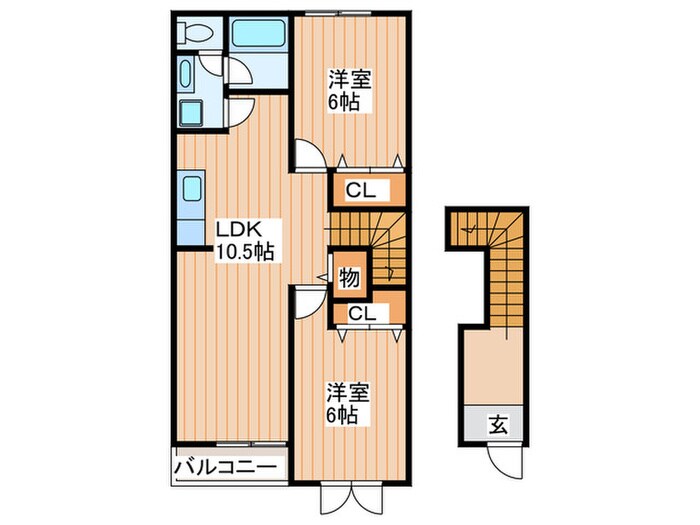 パルテ－ル池田の物件間取画像