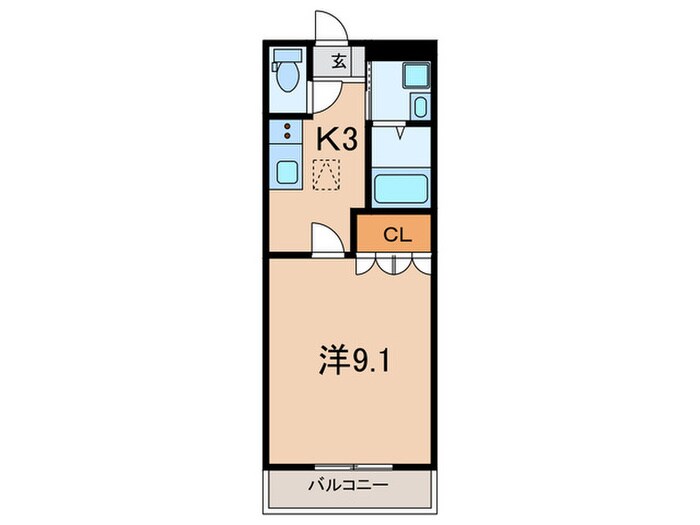 Tuttie Onoeの物件間取画像