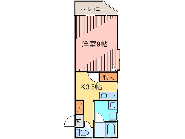 ＩＫ－ＤＯＭＥの物件間取画像