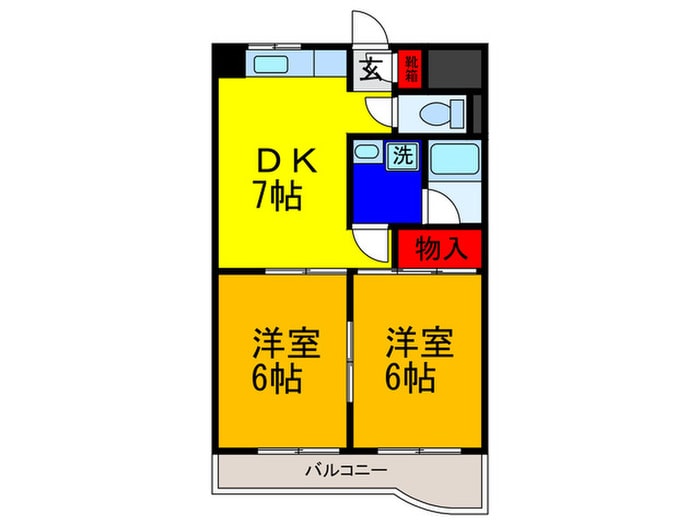 Ｓｅｒｉｅ深江橋の物件間取画像