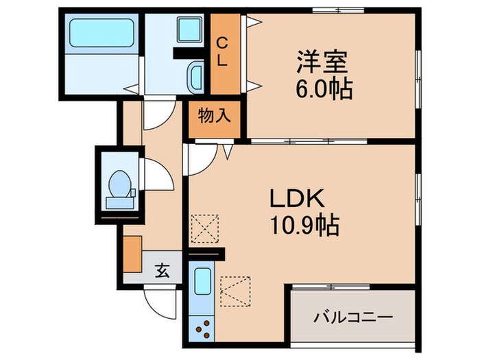 ニュアージュ　ブルーの物件間取画像