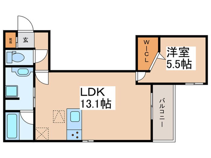 TORISIA平野西Ⅰの物件間取画像