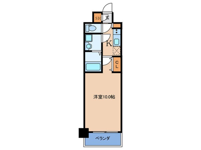 セオリー天神橋ｱﾍﾞﾆｰﾙ(304)の物件間取画像