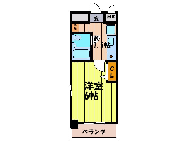 エスリ－ド西宮の物件間取画像