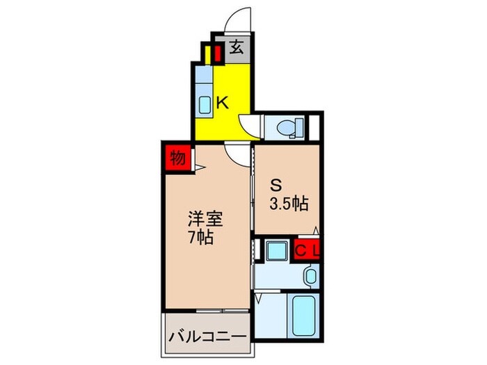 BLANCOSTA SQUAREの物件間取画像