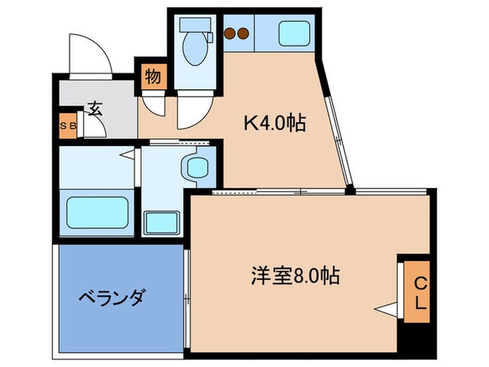 アスティナ天神橋の物件間取画像