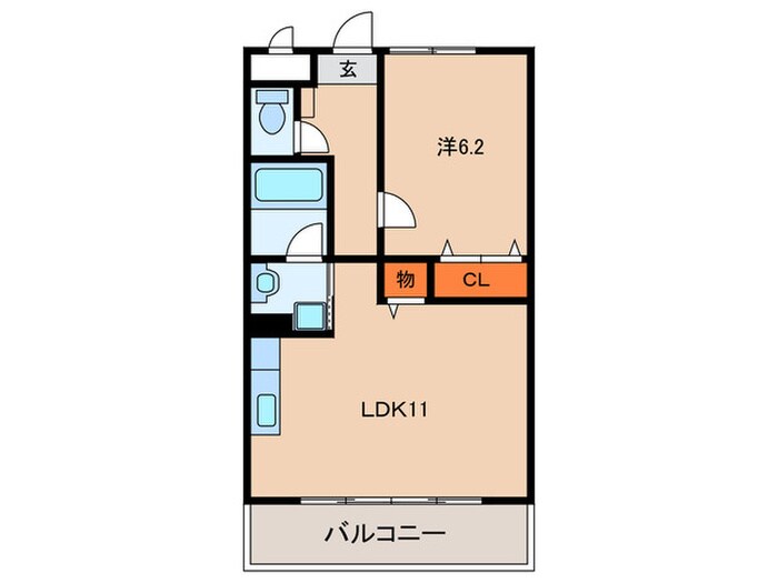 ボヌ－ル有瀬の物件間取画像