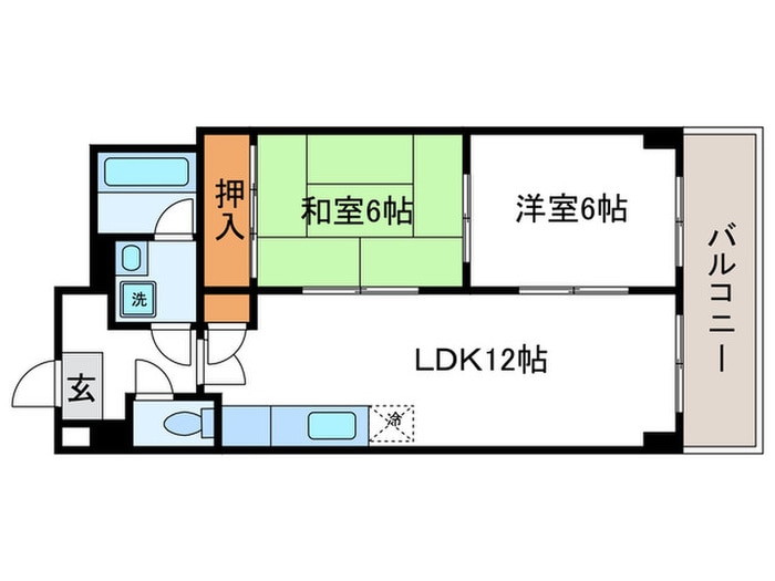 サントル西京の物件間取画像