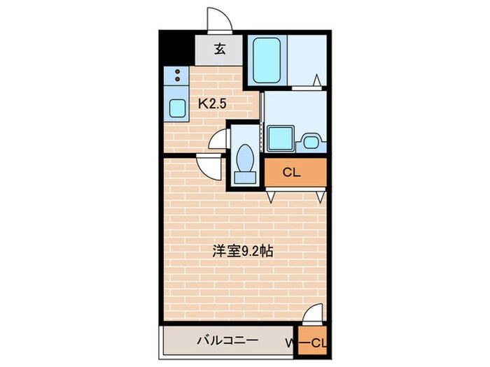 エクシーレ逆瀬川の物件間取画像