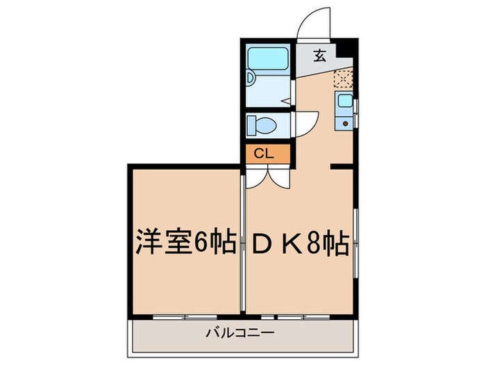 福田ハウスの物件間取画像