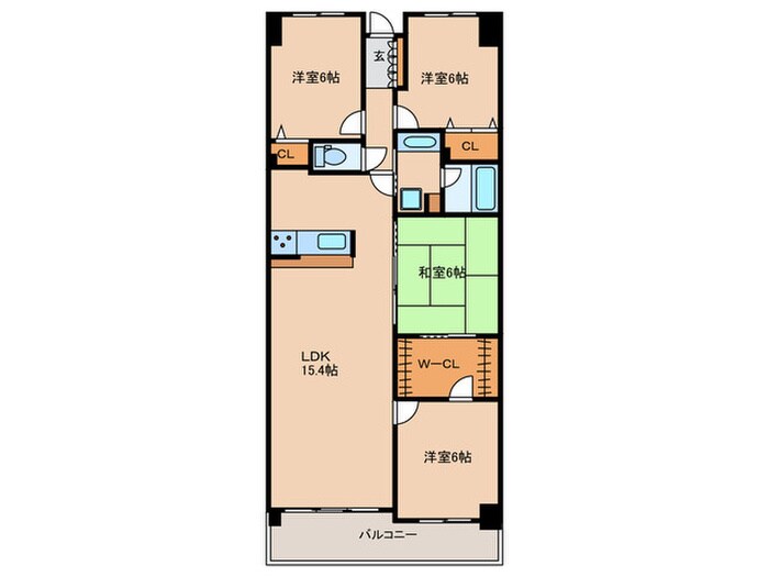 サーパス草津大路（209）の物件間取画像