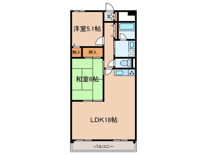 プラマー　Ⅱ番館の物件間取画像