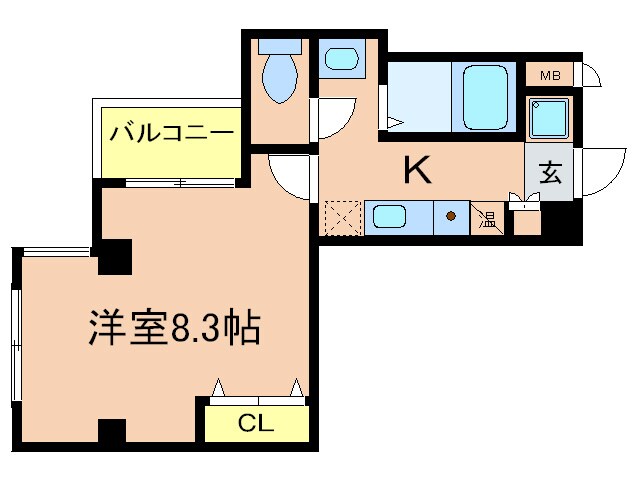 ラ・フォンテ三宮の物件間取画像