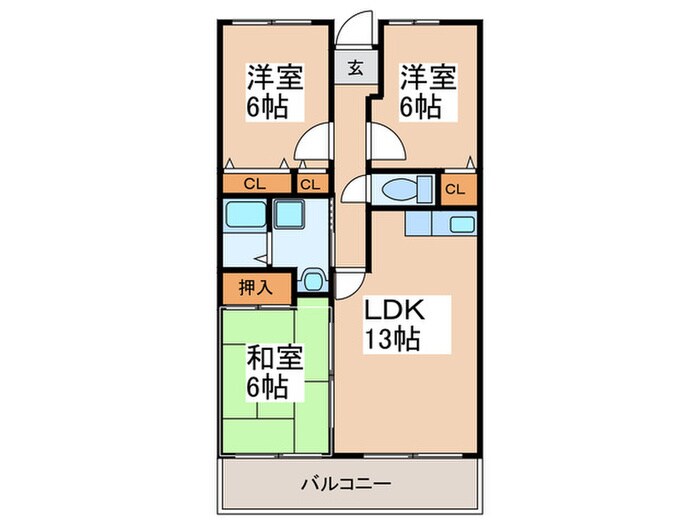 物件間取画像