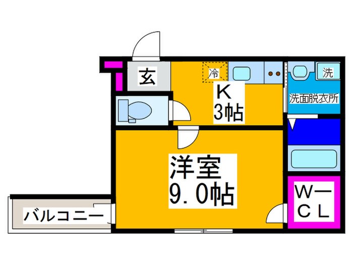 フジパレス堺初芝Ⅵ番館の物件間取画像