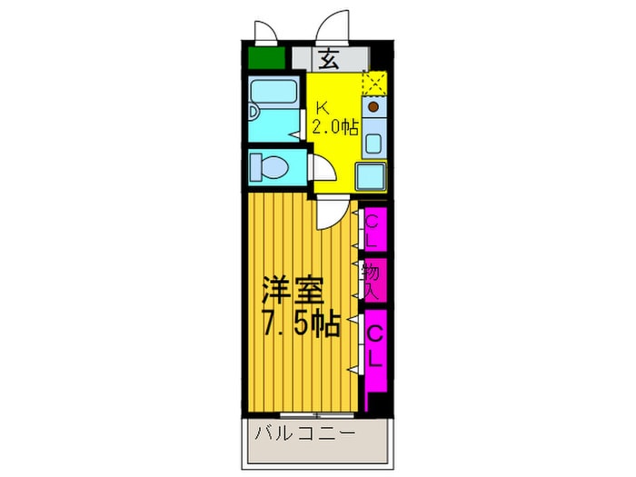 ビクトリア大東の物件間取画像