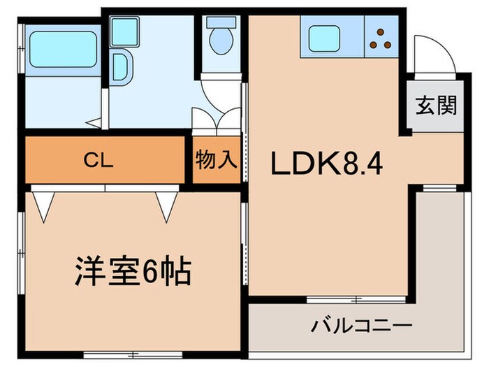 NOBSON霞ヶ丘の物件間取画像