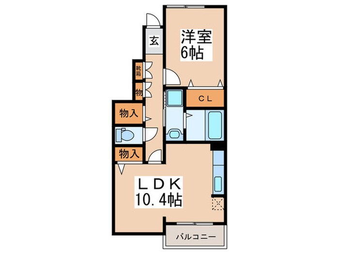 カンフォーラの物件間取画像