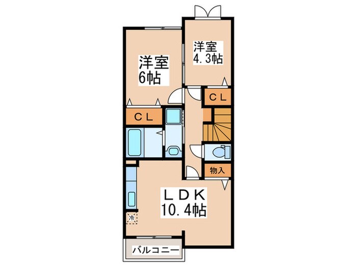 カンフォーラの物件間取画像
