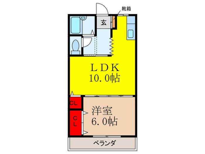 三吉マンションの物件間取画像