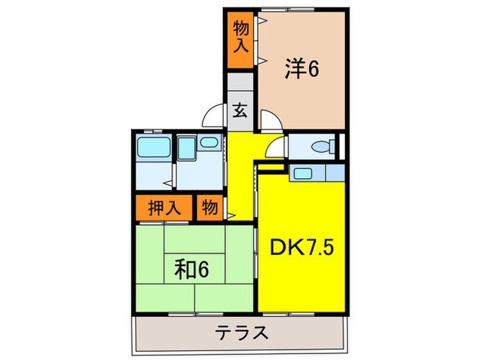 クレストの物件間取画像