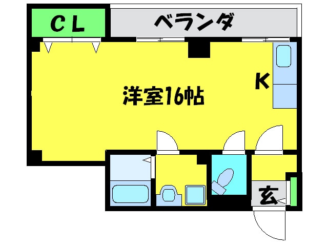 中之町ＴＫハイツの物件間取画像