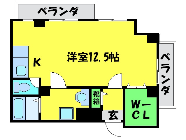 中之町ＴＫハイツの物件間取画像