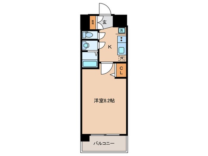 ﾌﾟﾚｻﾝｽTHEKYOTO東福寺WEST(209)の物件間取画像