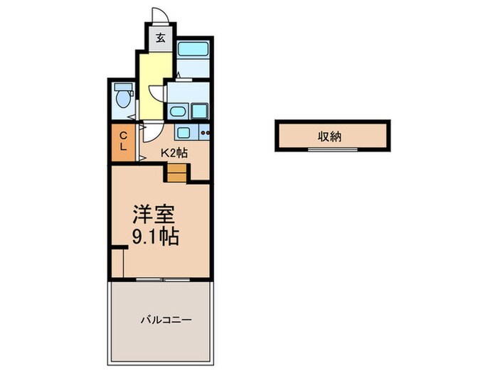 あんしん+小畑町08-13001の物件間取画像