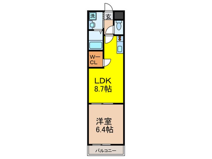 フジパレス城東永田の物件間取画像