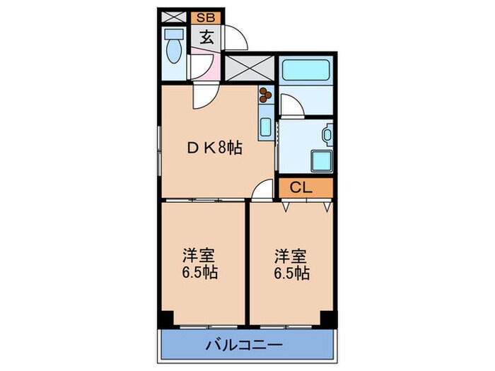 グラニット愛和の物件間取画像