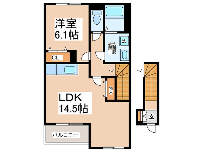メゾンアイリスの物件間取画像