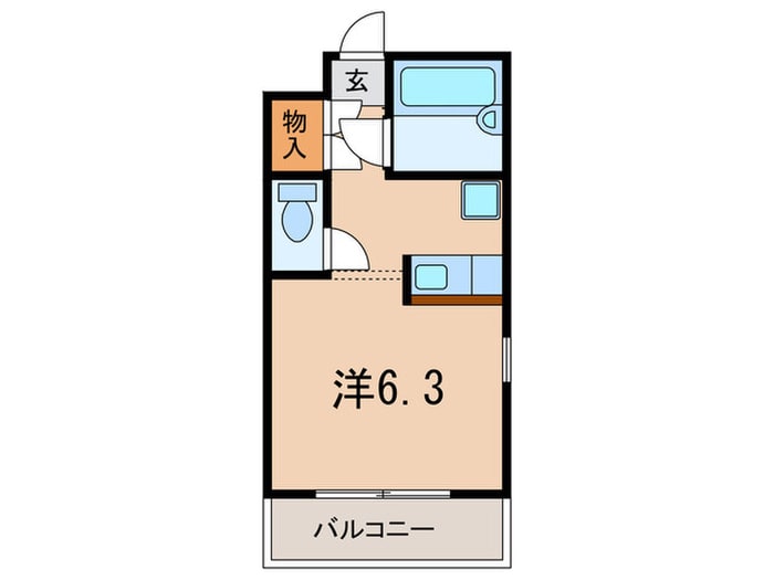 ﾓﾝﾃﾒｰﾙ学園前の物件間取画像