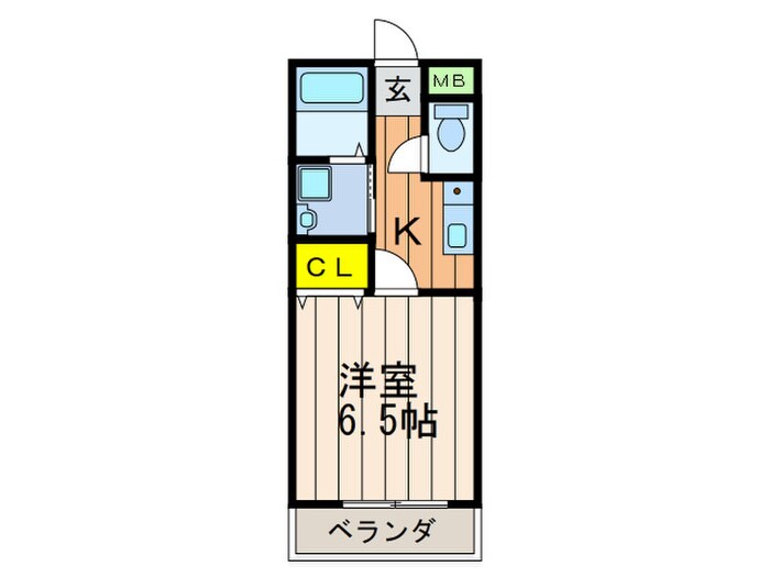 エアフォルクKの物件間取画像