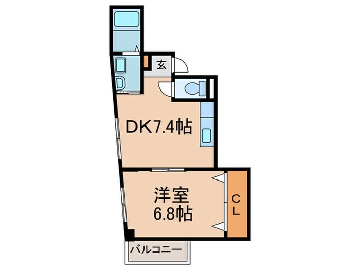 ベルクレインの物件間取画像