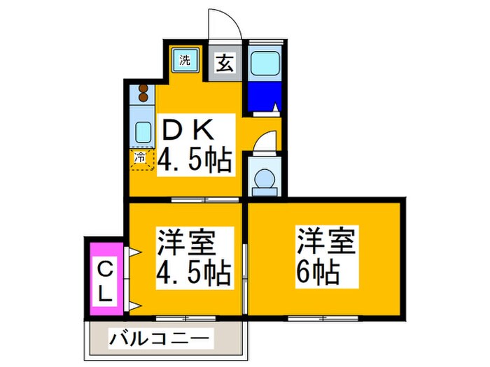 大空マンションの物件間取画像