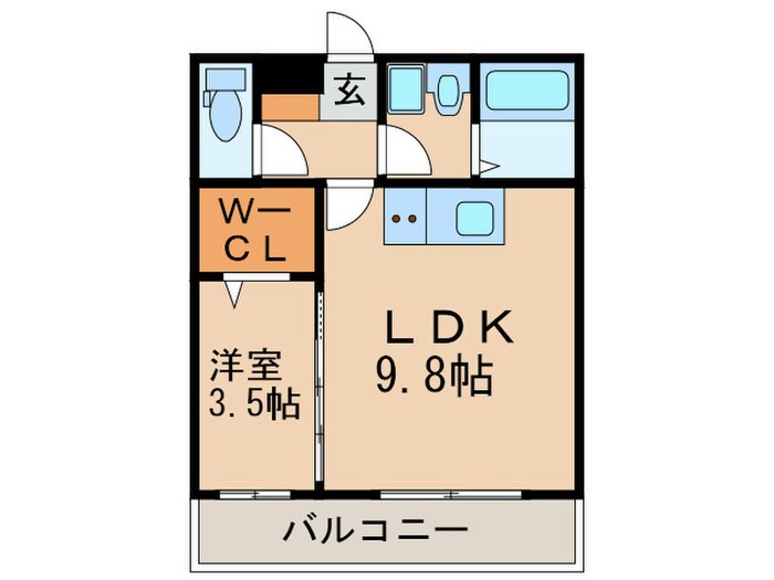 セジュールモンドの物件間取画像