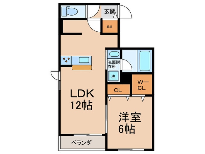 ベルラーゴ・Ⅰの物件間取画像